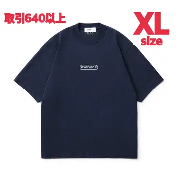everyone j.30000 sketchy 로고 티 네이비 XL