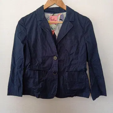 PaulSmith 네이비 스트라이프 테일러드 자켓