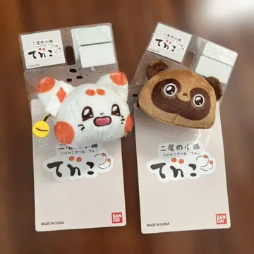 꼬리 두 개 달린 아기 여우 텐코 폰키치 헤어 클립