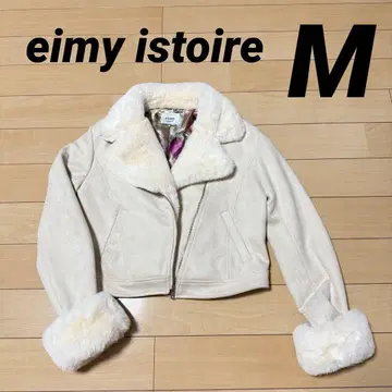 eimy 이스토아 퍼 숏 자켓