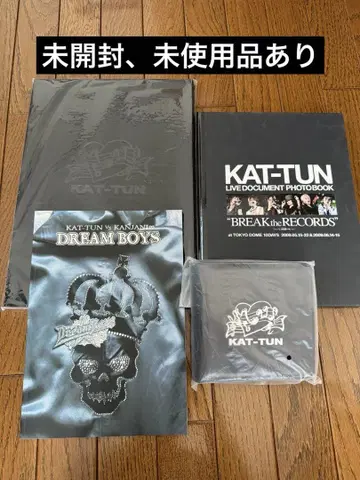 KAT-TUN 콘서트 팜플렛 등 3권 세트 보관 케이스