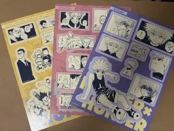 [ 익명 배송 ] HUNTER x HUNTER 씰 시트 컬렉션 3매