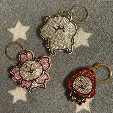 나가노 농담곰 큐빅 스트랩 3종 세트