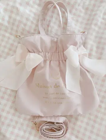 Maison de FLEUR 토트백 숄더백 핑크