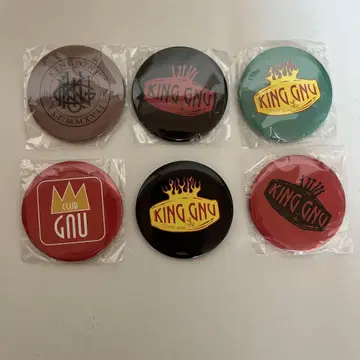 King Gnu 캔 배치 6개 세트