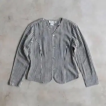 80s BARRIE PACE 데드스탁 실크 스트라이프 셔츠