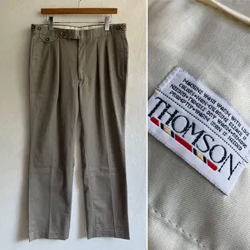 90S USA THOMSON 투 턱 슬랙스 톰슨