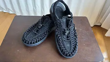 새상품급! KEEN 샌들 남성용 유니크 블랙