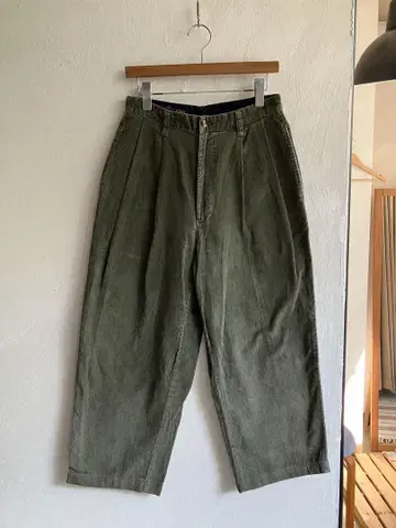 90S TOMMY HILFIGER 투 턱 코듀로이 팬츠