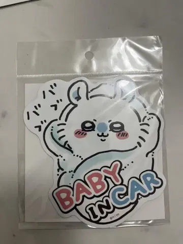 치이카와 (먼작귀) 차량용 마그넷 모몽가 BABY IN CAR