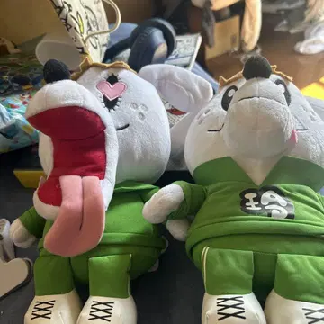 봉제 인형 캐릭터 2개 세트