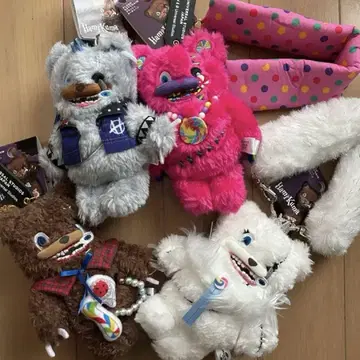 하미곰 스트랩 포함 마스코트 키체인 4종 세트 2025