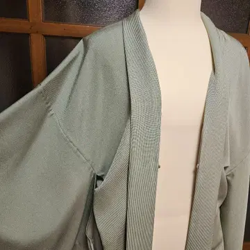 그린 만근 에도 코몬 겉옷 단의
