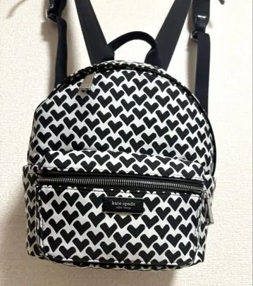kate spade 샘 아이콘 모더니스트 하트 자카드 스몰 백팩