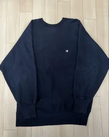 챔피온 90s 리버스 위브 무지 XXL 블랙 champion