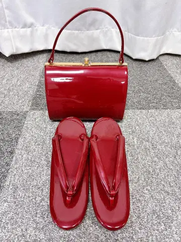조리 백 세트 빨간색 후리소데