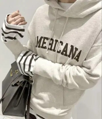 아메리카나 후드티 라빠르망 별주 Americana Logo Parka
