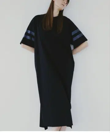 LE PHIL 루필 실키 분또 라인 티셔츠 원피스 0 사이즈