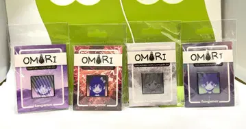 OMORI 렌티큘러 핀 배지 콤보 4종 세트