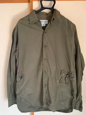 SASSAFRAS 올리브색 셔츠 S 사이즈