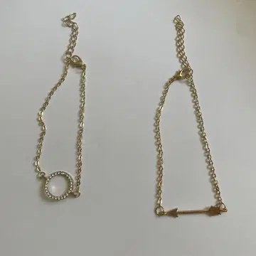 골드 체인 스톤 팔찌