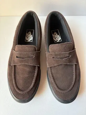 깨끗함 VANS 로퍼 V196CF 26.0cm 브라운 블랙
