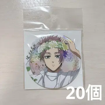 블루 록 이토시 사에 flower crown 빅 홀로그램 캔뱃지