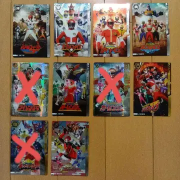 이타자가 슈퍼전대 히어로 14장 세트