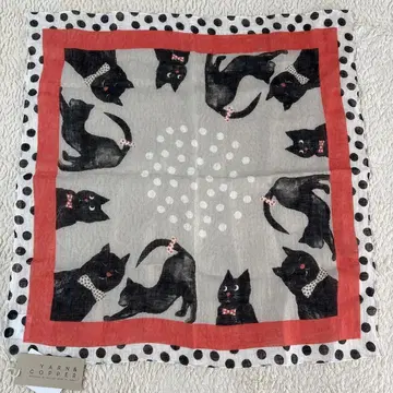 YARN & COPPER 검은 고양이 스카프
