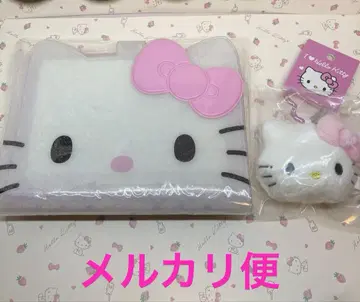 산리오 헬로키티 아이러브헬로키티 바인더 & 페이스형 마스코트