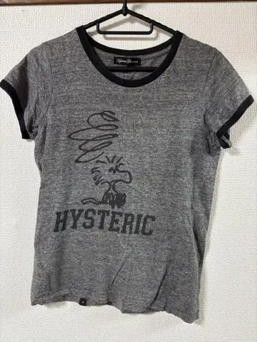 스누피 HYSTERIC 반팔T셔츠 그레이
