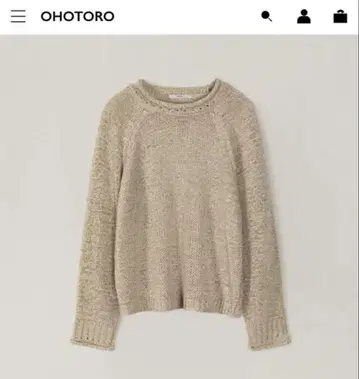 OHOTORO Mussel Knit 썸머 니트
