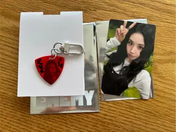 TWICE ENEMY 혜택 트레이딩 카드 피크 키링 채영
