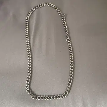 중압 빈티지 은 목걸이 60cm