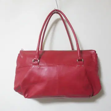 새상품급 에네스베 가죽 토트백 레드 D285