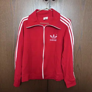 adidas 레드 저지 트랙 자켓