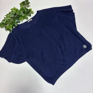오르치발 ORCIVAL 돌먼 니트 린넨 네이비 프리 사이즈