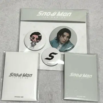 SnowMan 팝업 카드팩 A B 캔뱃지 라울 한국