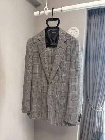 이탈리아제 던힐 글렌체크 자켓