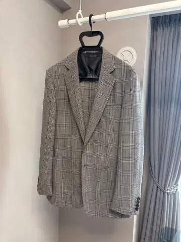 이탈리아제 던힐 글렌체크 자켓