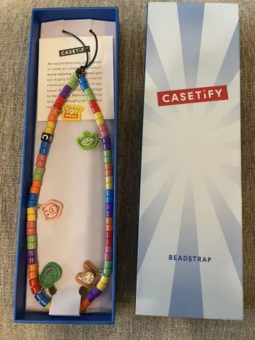 CASETiFY 콜라보 토이스토리 비즈 스트랩 미사용 새상품