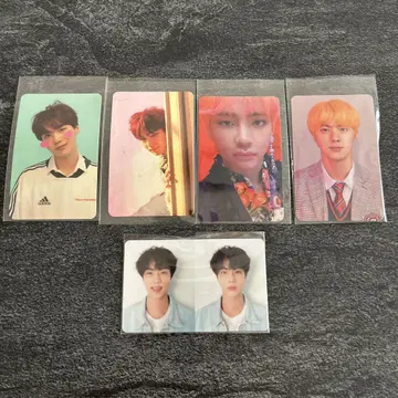 BTS 진 뷔 슈가 트레이딩 카드