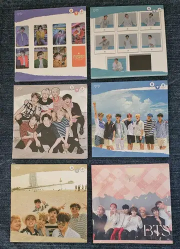 BTS 올 메모장 5장씩 30장 한국제