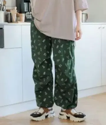 니코앤드 DRY 루이지 프린트 팬츠