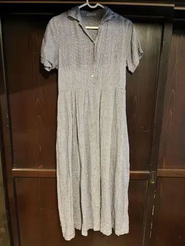 fog linen work&hal 고토 유키코 콜라보 원피스