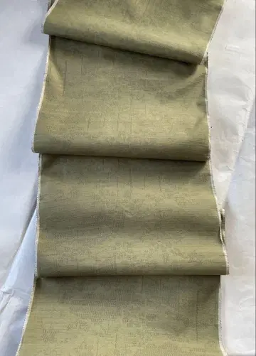 본장 순면 유키쓰무기 말차색  100 거북이 무늬