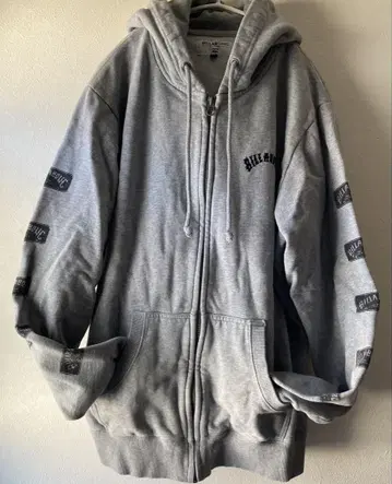 BILLBOARD 지퍼 후드티 그레이 XL
