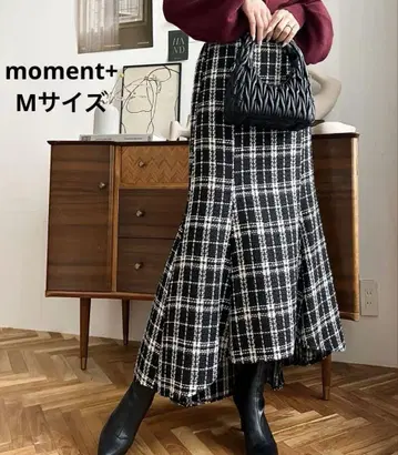 moment+ 트위드 머메이드 스커트