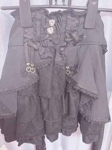 LIZLISA 스커트 블랙