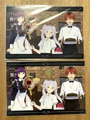 111 장송의 프리렌 콜라보 카페 입장 혜택 엽서 2세트